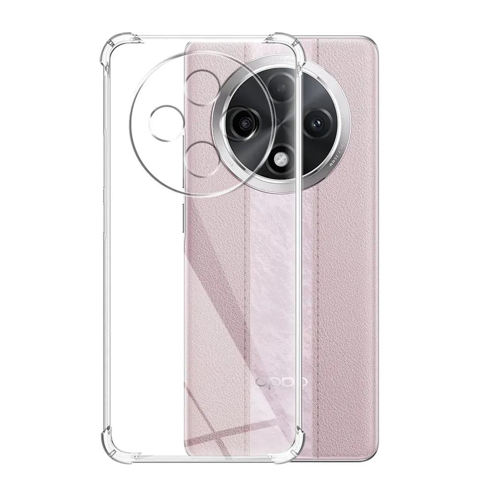 For OPPO F27 Pro Case Clear Shockproof Silicone Soft Phone Case For OPPO F27 Pro+ Plus F27Pro 5G 6.7'' Bumper Protect Back Cover
