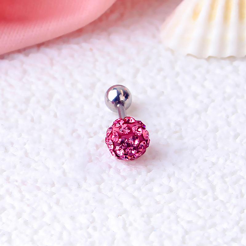 

Женские серьги-пусеты в стиле панк из нержавеющей стали, пирсинг для ушей из титановой стали