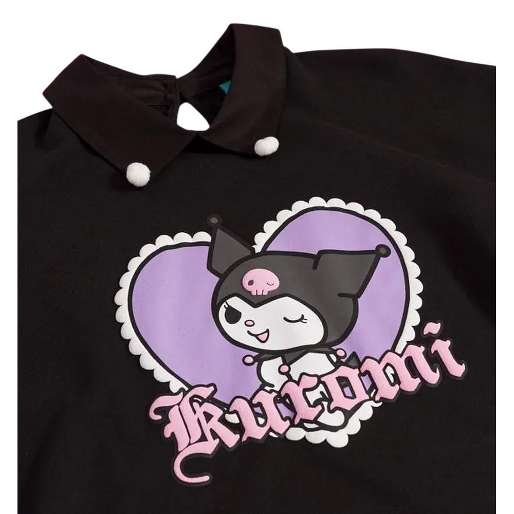 Kuromi Unisex Adult Puff Print Sweatshirt