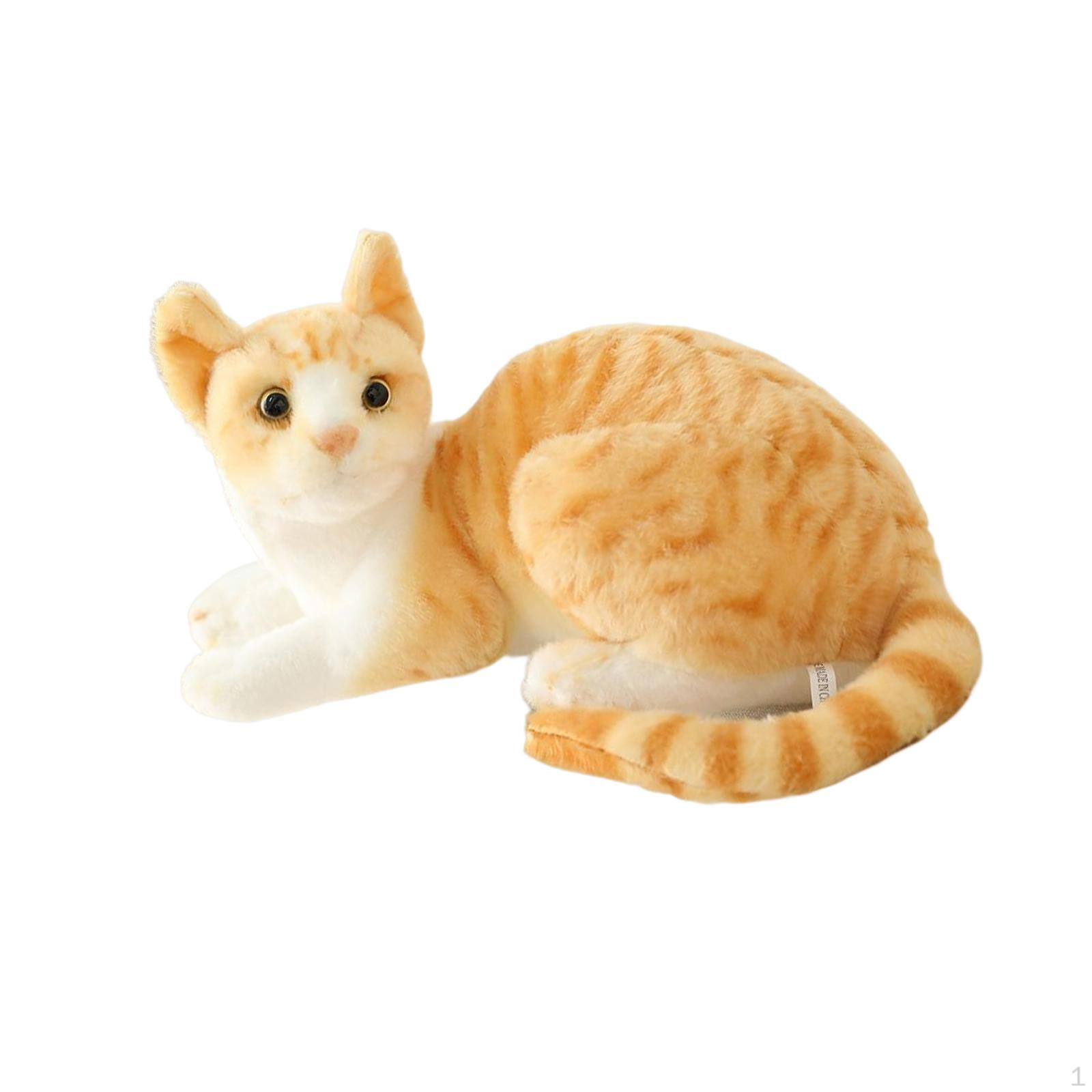 

Cat Toy Doll for Home Gift Soft Stuffed Animal Teens And Adults 40cm Orange Cat