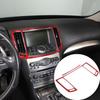 For Infiniti G37 Sedan Red Carbon Interior Center Air Vent Outlet Trim Cover