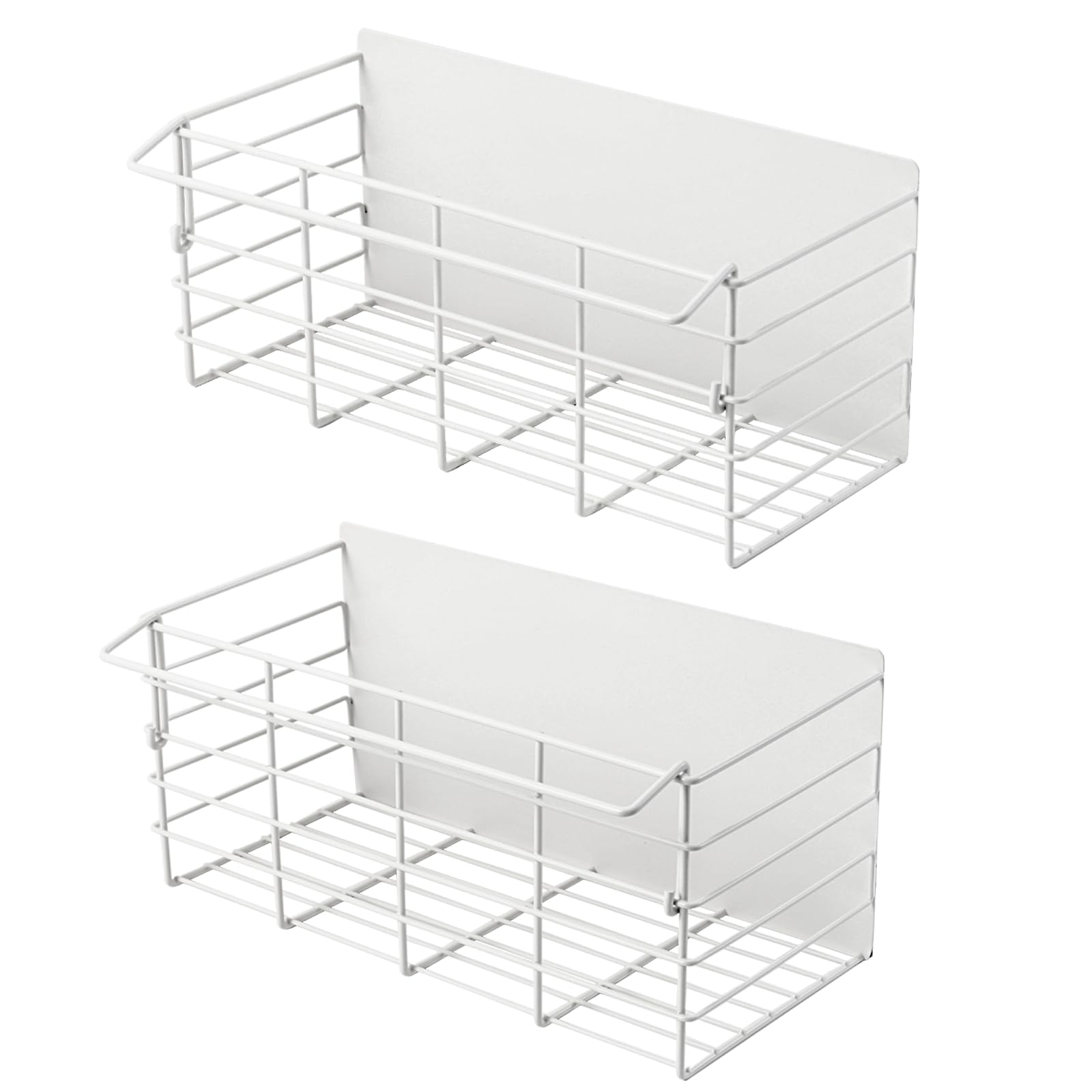 

Полка для ванной комнаты Магнитная полка для ванной комнаты Набор из 2 полок для ванной комнаты Кухонная полка для хранения 31 см (Белый, & 32см) белый