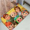 Cute C-CoComelon Floor Mat Cozy Flannel Soft Thick Non-Slip Mat For Living Room Bedroom Kitchen Decor Rugs