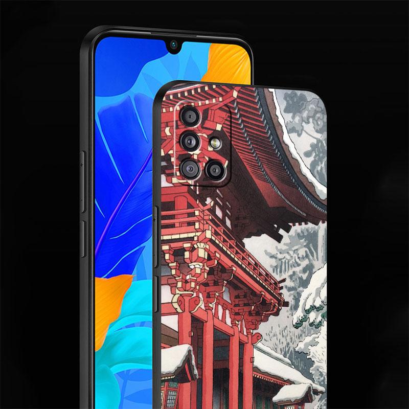 Japan Landscape Temple Phone Case For iPhone Samsung Galaxy Redmi Xiaomi Oppo OnePlus Note S A 7 8 9 10 11 12 13 14 20 21 22 23 53 54 Pro Max Ultra