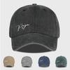 Retro Papa Handschriftlicher Druck Gewaschene Baseballkappe Einfache Verstellbare Sonnenkappe Unisex Vatertag Geschenk Camping Angeln