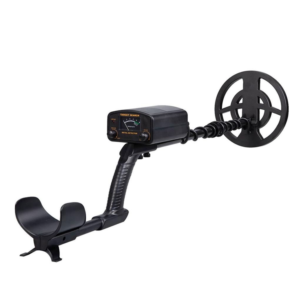 Metal Detector Pointer Display Adjustable Rod Round Plate Gold Finder with Earphone Shovel