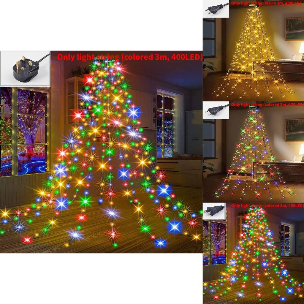 Christmas Tree Led Lights With Low Voltage Power For Festive Home Decor