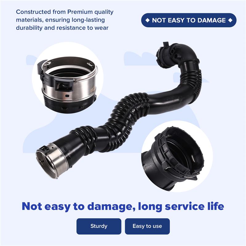 NEW-For BMW F07 GT F10 528Igt 520I 528I N20 Compatible 13717612091 Intercooler Turbo Pipe Hose Air Intake Hose
