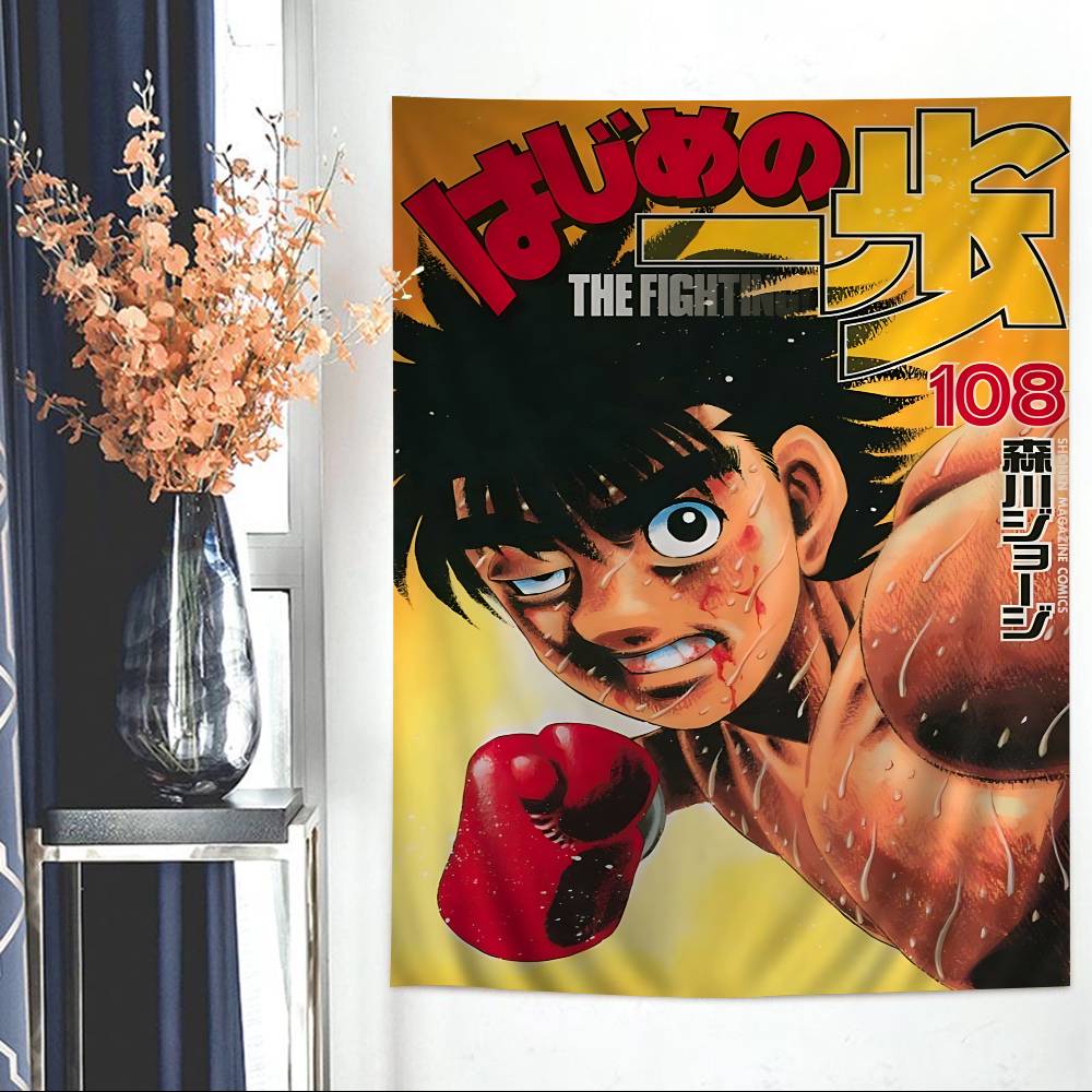 Japanese Manga HHajime No Ippo Cartoon Tapestry Bohemian Wall Tapestries Mandala Wall Hanging Sheets