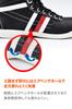 Daytona Riding Motorcycle Safety Black with White Size HBS-001+ High-Top Shoes, Shoes, Lines, 27.0cm (99067)