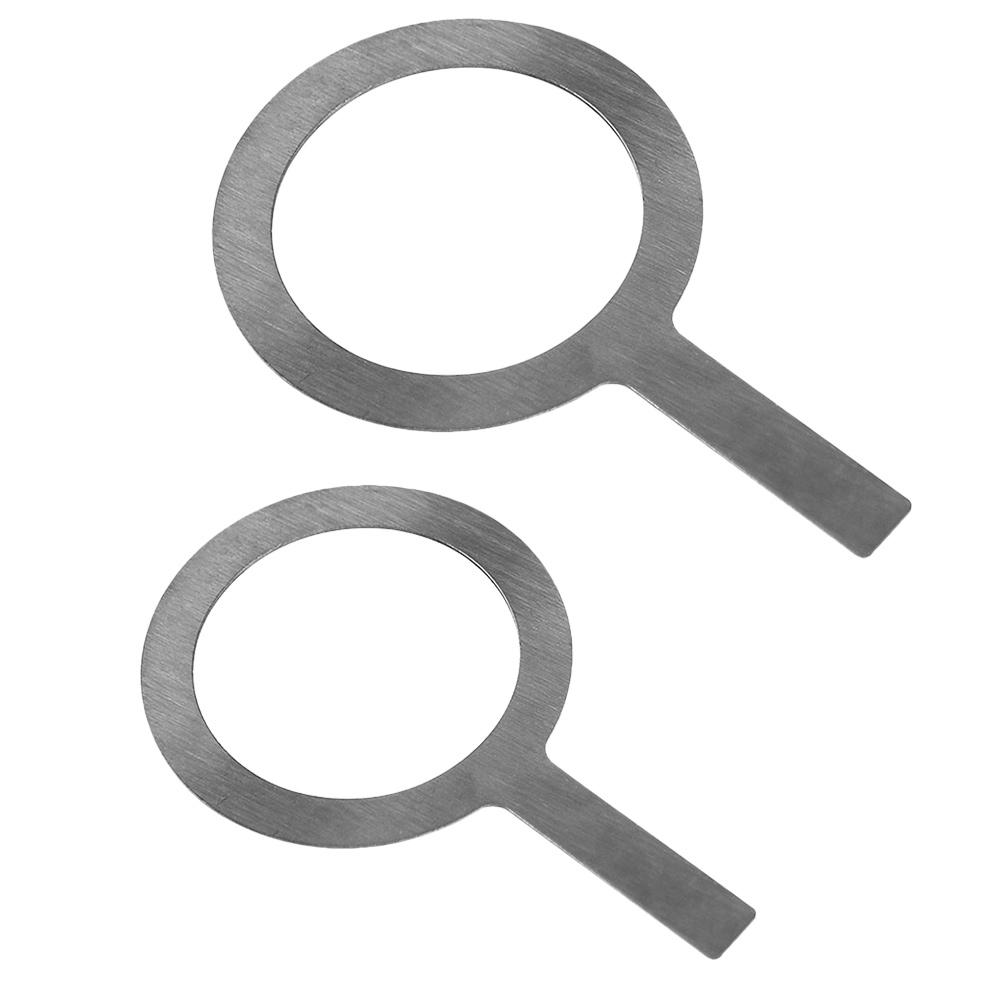 

2 шт. Чехлы для рта Запеченный Брюле Эспрессо Кофейня Нержавеющая сталь Крышки для молочных чашек серебряный