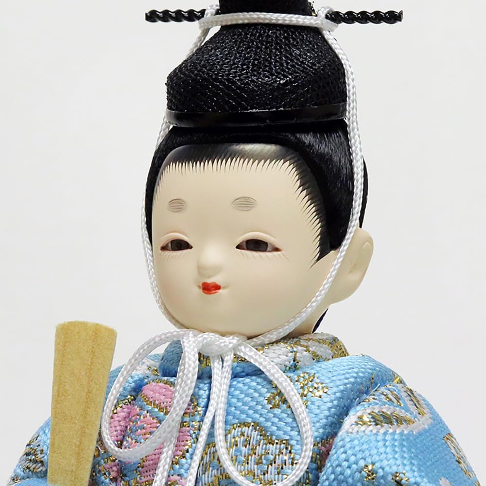 Kotohoki Shizuku Wooden Doll with Round Tray, Natural, KTH-3201B2