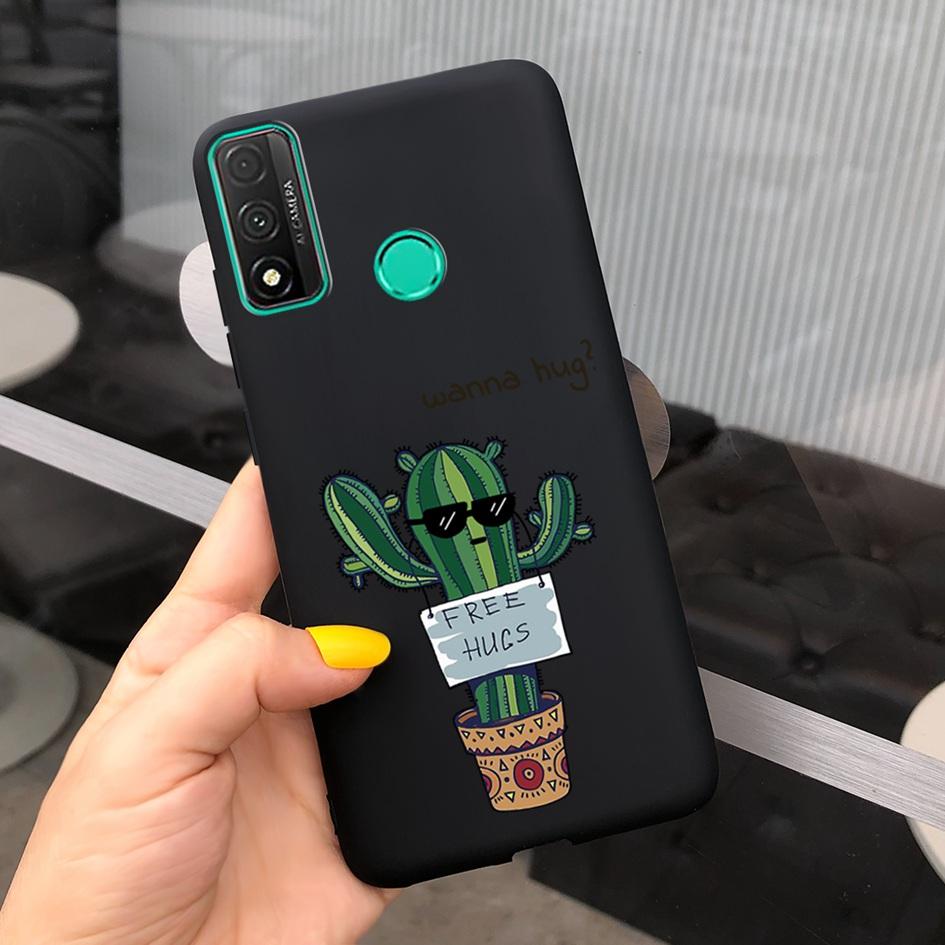 For Funda Huawei P Smart 2020 Case Coque Popular Lavender Flower Phone Case For Huawei P Smart 2020 6.21" Soft Shockproof Bumper