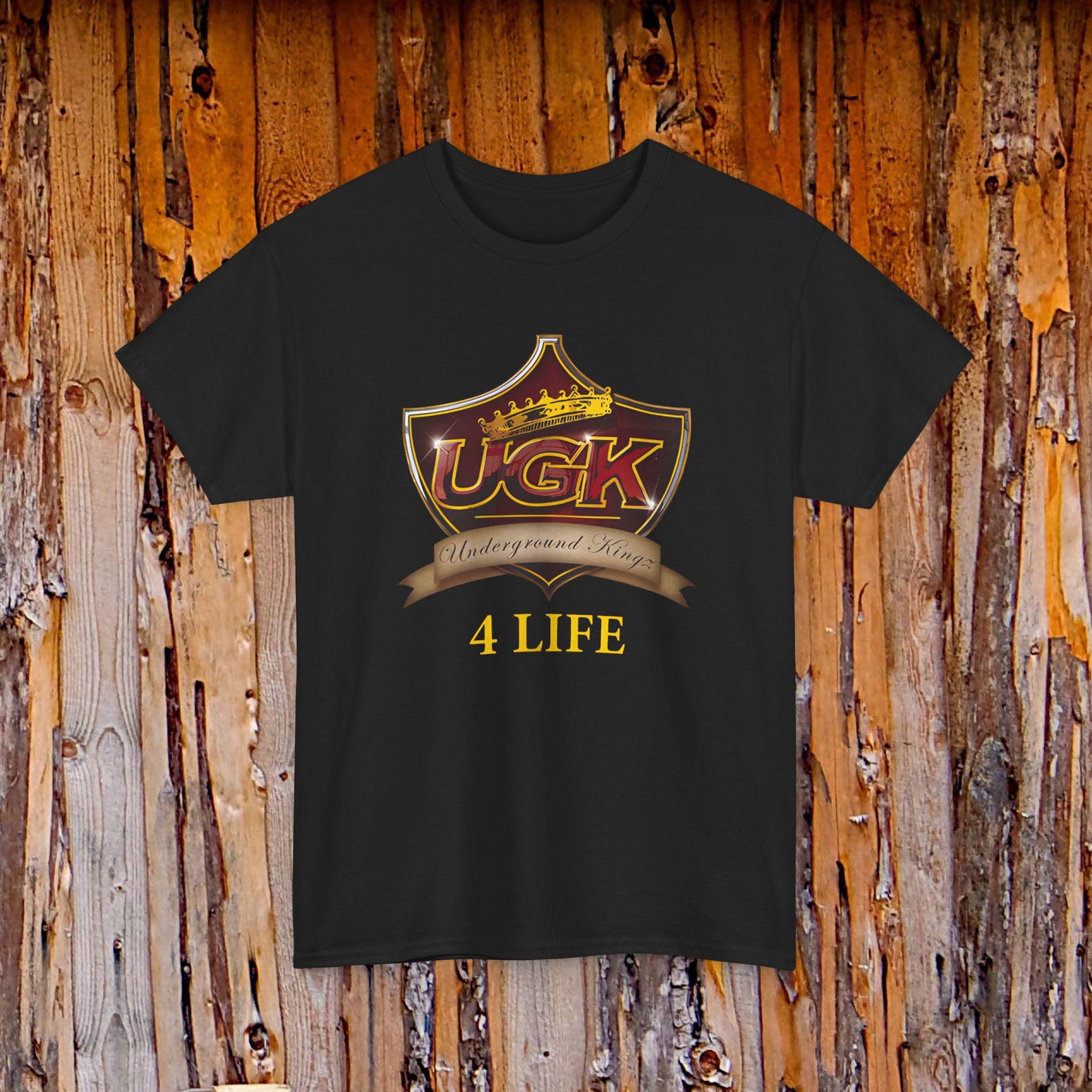 UGK 4 Life Футболка с логотипом Hip Hop Rap Underground Kingz | Музыкальная футболка XL