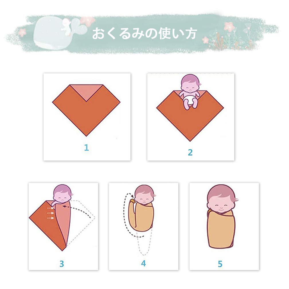 Swaddle Baby Blanket Bath Towel Baby Blanket Nursing Cape Playmat Futon Cotton Double Gauze Cute Heat Retention Water Absorbing Quick Drying Newborn