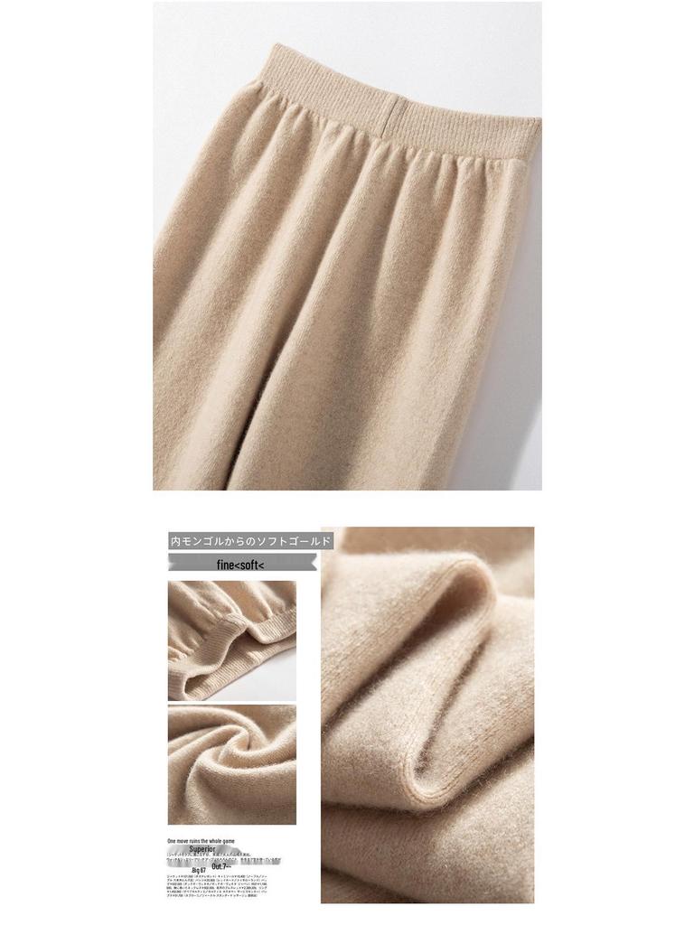 Women's Slim-Fit Thermal Knit Leggings - Solid Color, Thick, Lightweight, Cold-Resistant for Autumn/Winter Casual Wear.