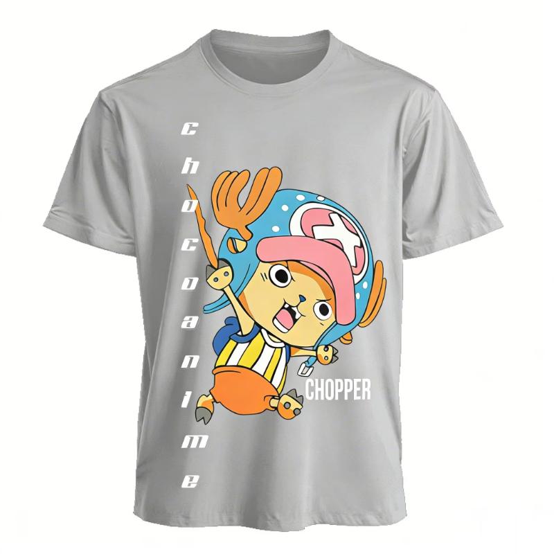 One Piece Chopper Anime T Shirt Men Women 2026 Summer New Cotton Short Sleeve Tee Tops Streetwear Casual Graphic Tee Y2k Clothes