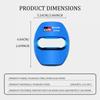 For Toyota 4Pcs Car Door Lock Covers Auto Decorative Accessories Supra Aygo Prado RAV4 Hilux Yaris Corolla 4Runner