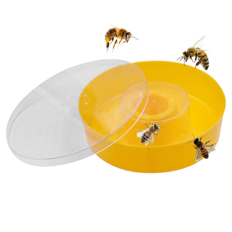 Honey Bee Feeder For Sugar Water Round Hive-Top Water Feeder Anti Drowning Hive Top Bee Drinking Bowl Feeder Beekeeping Tool China Mainland