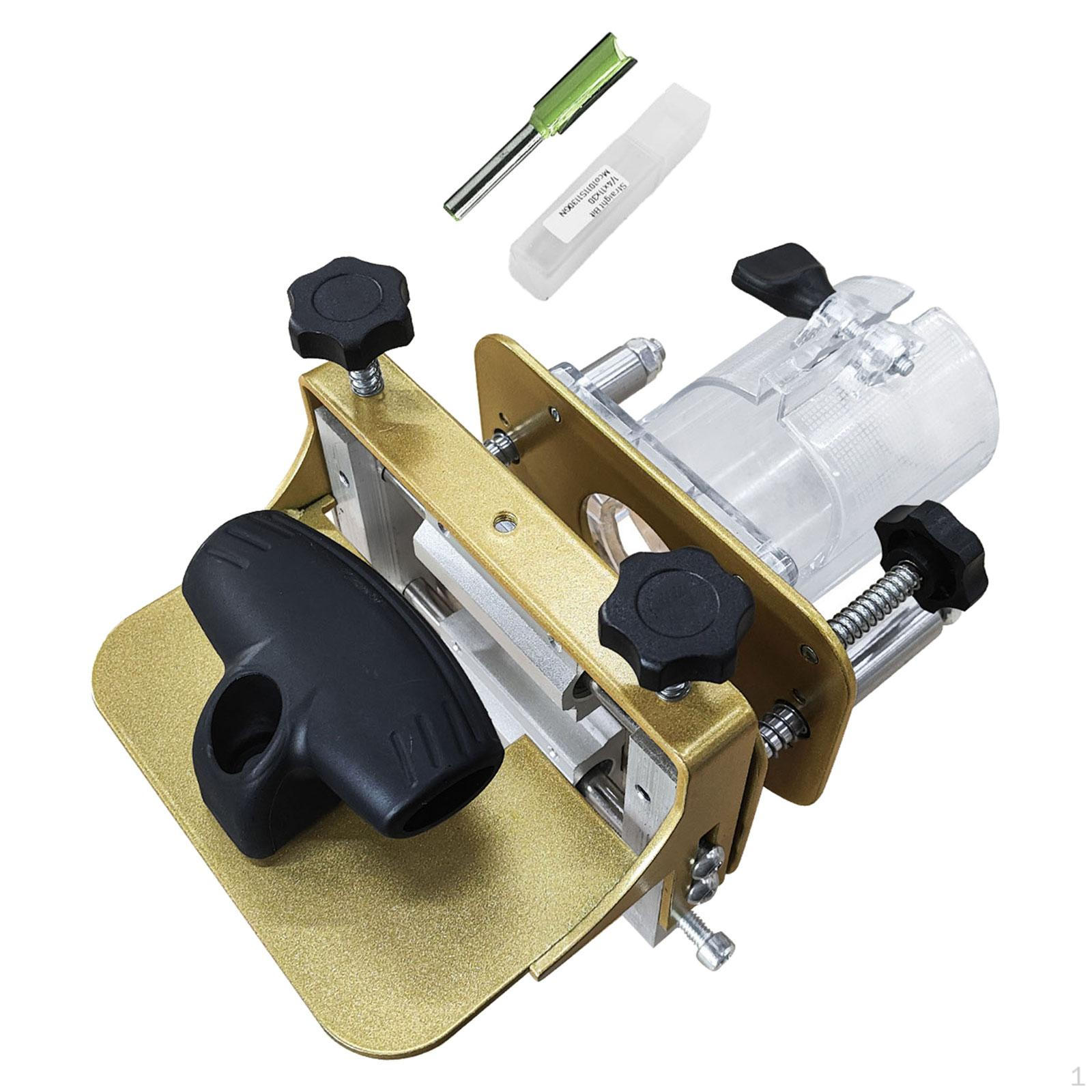 

2 in 1 Slotting Bracket Mortise and Tenon Jig Versatile Trimming Machine for Installation