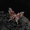 Korean Drop Glaze Ring for Women Shining Butterfly Open Rings Vintage Geometric Y2K Trend Fashion Finger Jewelry