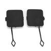 2pcs Rear Bumper Tow Hook Cover Cap 51127272415 ABS Black Replacement for X3 F25 2011‑2014