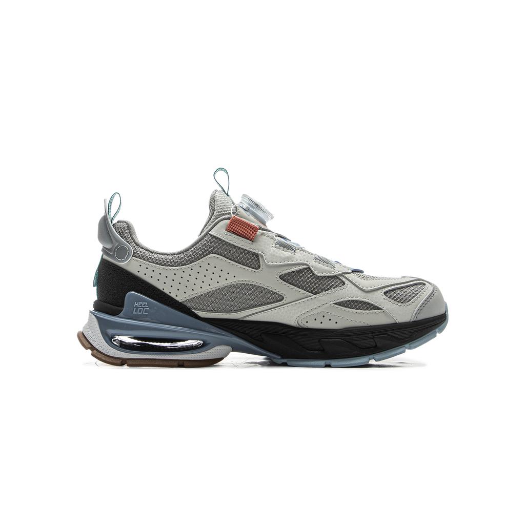 Li Ning Kids Sports Lifestyle Series Comfortable Casual Shoes Kids Casual Shoes Shark-Gray Light-Stone-Gray YKCV002-5
