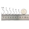 20pcs Fishing Hooks 7002 Titanium Alloy Wacky Rig Hook Weedless Worm Wide Gap Fishing Hooks For Bass Fishing Soft Worm