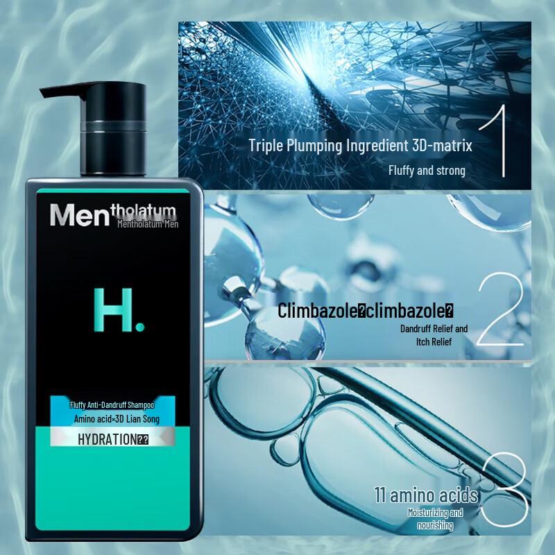 Mentholatum Men's Anti-Dandruff Shampoo 500ml