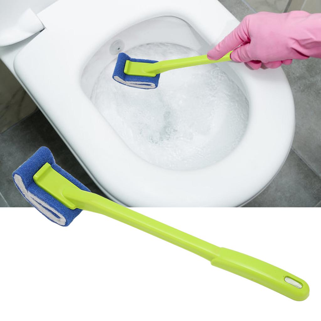Toilet Brush Clnser Soft Curved Design Bathroom Clning Scrubber Tool