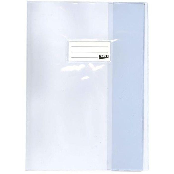Protège-Cahier PVC 19/100 24x32 cm Incolore Lot de 10