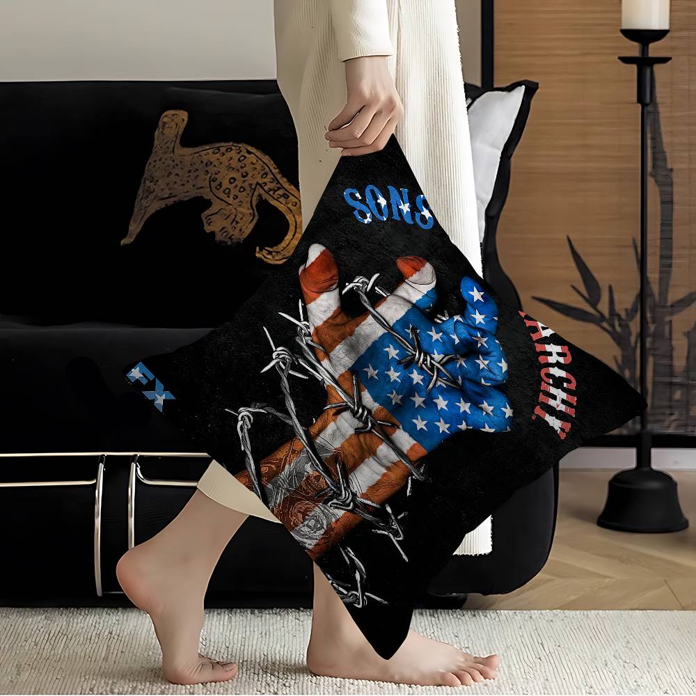 TV Sons Of AAnarchy Cushion Cover Polyester Sofa Cushions Decorative Throw Pillows Home Decoration Pillowcover