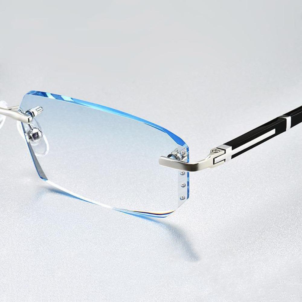 Lightweight Frameless Presbyopia Glasses Vision Care Finished Far Sight Eyeglasses  Women/Men