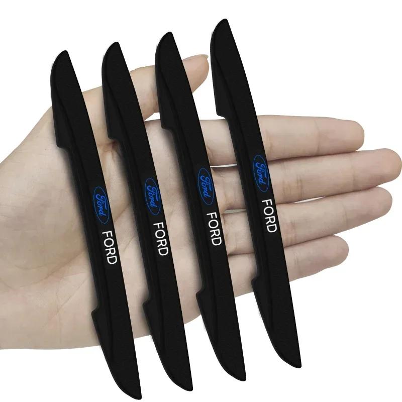 

Car Sticker 2025 Hot New 4Pcs Car Styling Door Bumper Protect Silicone Strip For Ford Focus St 2 Fiesta Mk3 2011 F150 Ranger Fus чорний