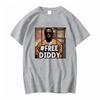 Free Diddy T Shirt Freediddy P Rapper Vintage Washed Unisex Designer Clothes Fashion Graphic Versatile Stylish Stretched Tops