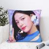 Kpop Style Girl Minji Bunnies Art Pillowcases Retro Trendy Pillow Case For Chair Sofa Home Decor Comfy Pillow Cover