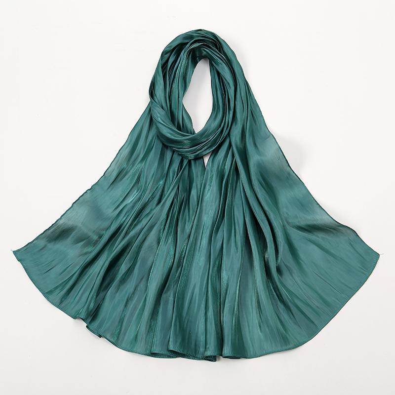 New Shimmer Silk Hijab Scarf For Women Muslim Shawl Abaya Silk Hijab Abaya Hijabs For Woman Jersey Head Wrap Scarf Islam Turban