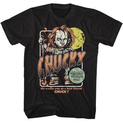 Chucky Movie Friends Till The End He Wants You As A Best Friend Men's T Shirt
