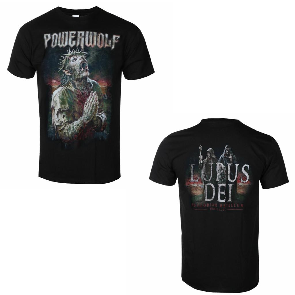 Powerwolf Band Graphic Cotton T-shirt Unisex Summer Short Sleeve Fashion Brand Tee Luxury Casual Vintage Retro Top