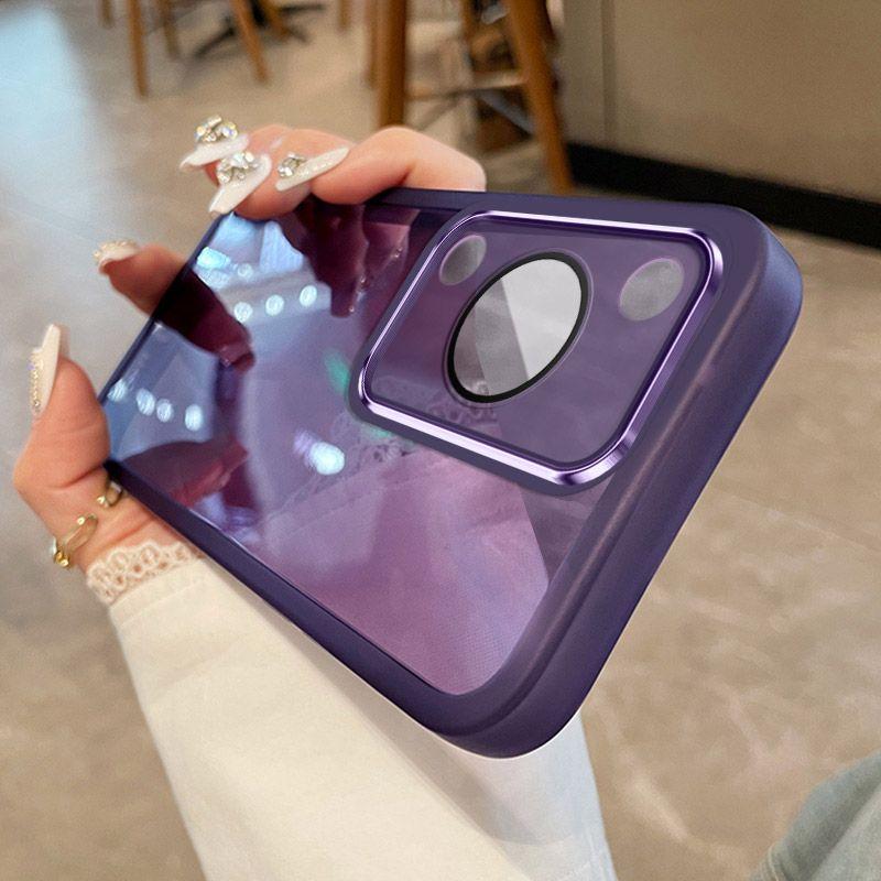 

For Huawei Nova Y63 Case Huawei Nova Y72 Phone Case Huawei Nova Y72S Cover nova y72 y63 Shookproof Plating Silicone back cover Huawei Nova Y63