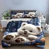 Adorable Bear Bedding Set Multiple Sizes Kid'S And Adults' Bedroom Exquisite 3Pc Bedding Set, Gift