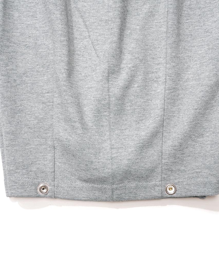 GAKKAI UNIONS One-Pleat Snap Balloon Pants Gray