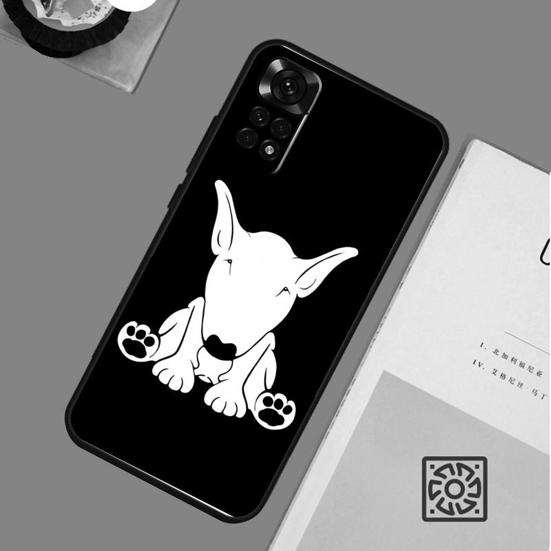 

Bull Terrier Dog Puppies Case For Xiaomi Redmi Note 14 Pro 13 12 11 10 15 Pro Plus Redmi 15C 15 14C 13C 10C 12C Cover Redmi Note 9