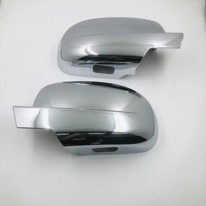 Decoration Door Mirror Cover For Chevrolet Silverado 1500 2500 3500 GMC Sierra Chrome Silver Car Rearview Accessories