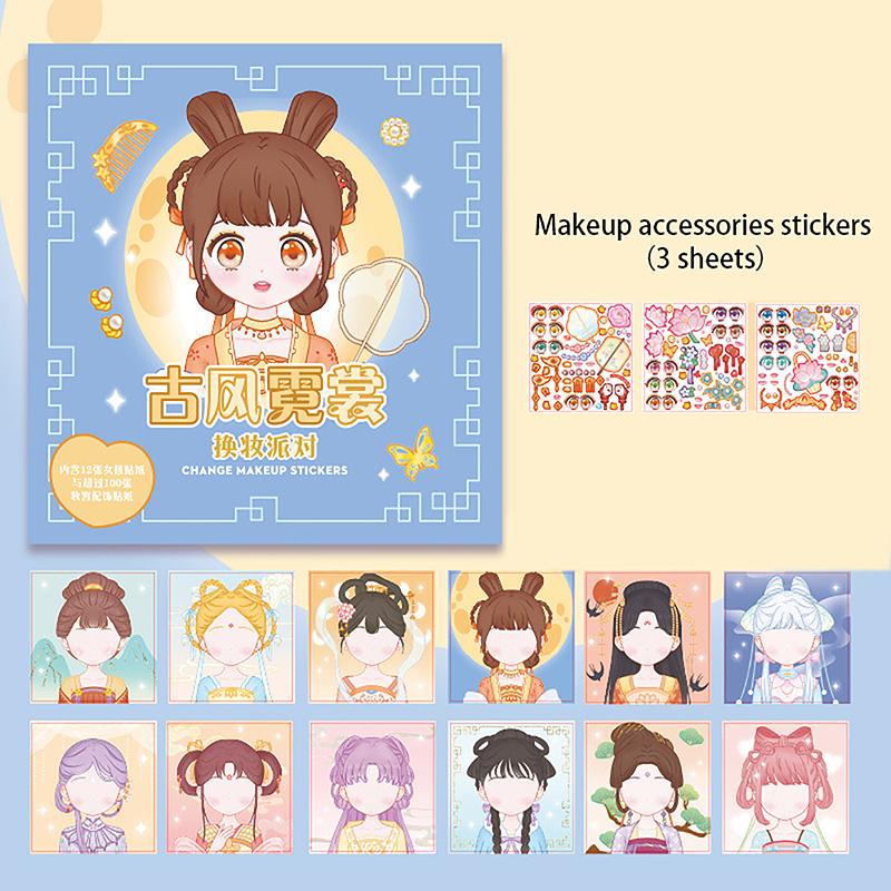 Changeover Sticker Hand Book Hand Book Guka Sticker Princess Toy Book Stickers