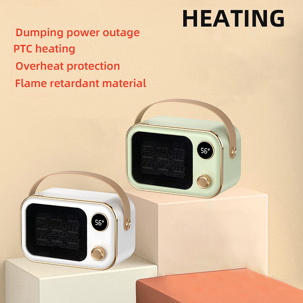 Portable Electric Heater Home Warmer Space Heater Portable With LED Display Screen PTC Ceramic Heating for Home