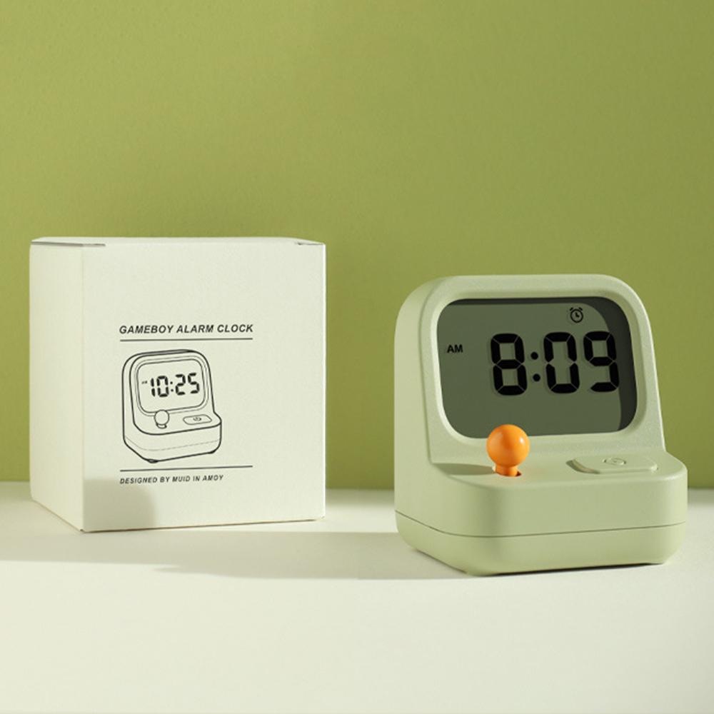 Game Digital Alarm Clock For Bedroom Nostalgia Dormitory Sleepiness Learning Timer All-In-One Clock Special For