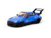 Tarmac Works Porsche 911 993 RWB Tarmac Works 10th Anniversary Diecast Miniature Car 1/64 Blue/Black [Used]