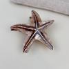 Non-Slip Starfish Hair Claw Clip Ocean Style Hair Barrettes Acetate Shark Clip  For Women
