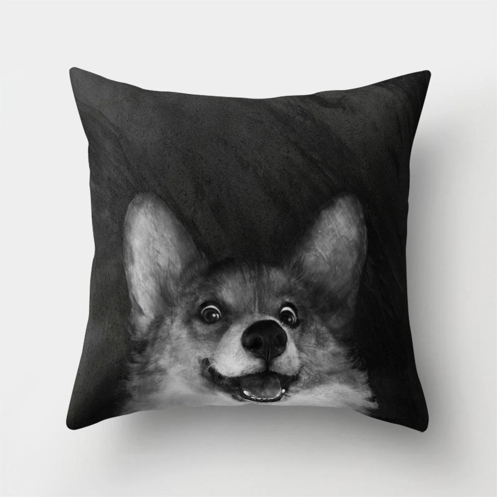 Office Pillow Cartoon Pattern Creative Home Polyester Yiwu Pillow Car Waist Pillow